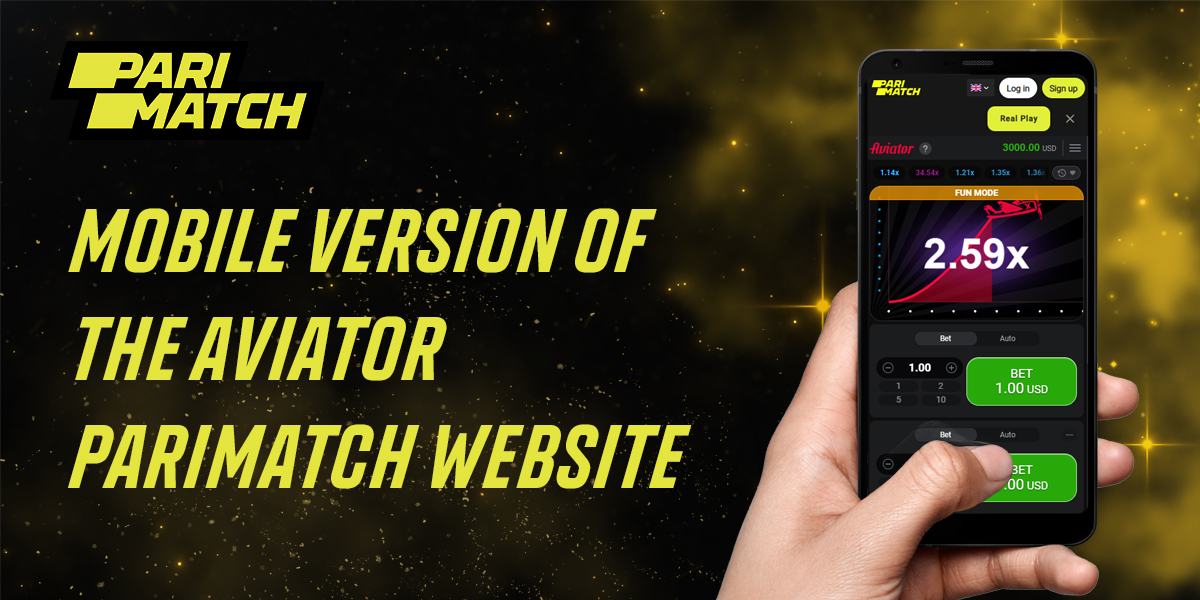 Features of mobile version of Parimatch website for Indian users